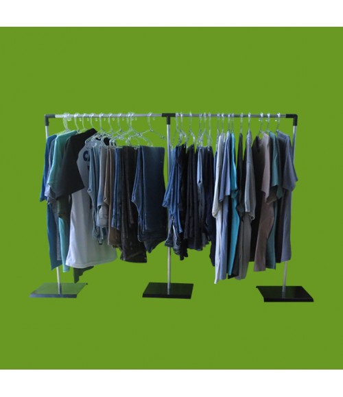 Arara De Roupas Cabideiro 2m x 100 cm Lavanderia Casa Quarto portátil.